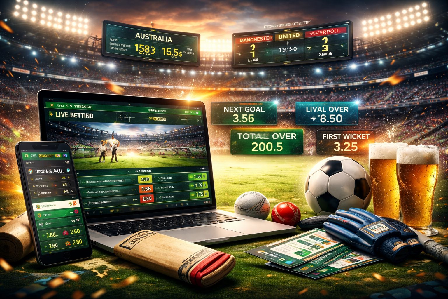 Football, Cricket, And Major Sports Ready For Every Bet